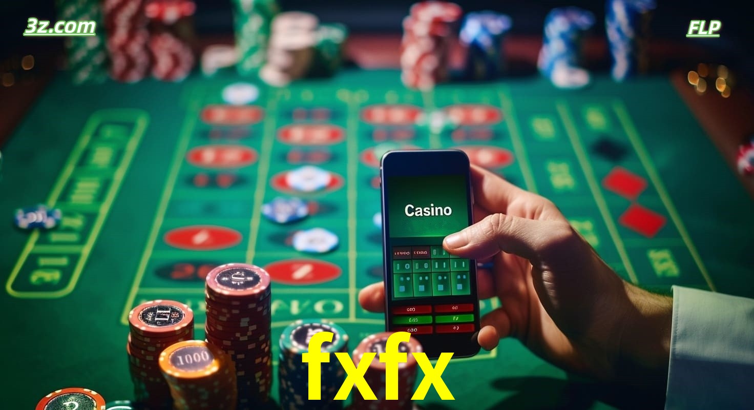 Cassino online móvel fxfx com apostas em roleta e fichas de pôquer