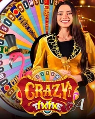 Crazy Time live game no fxfx cassino com entretenimento ao vivo para jogadores do Brasil