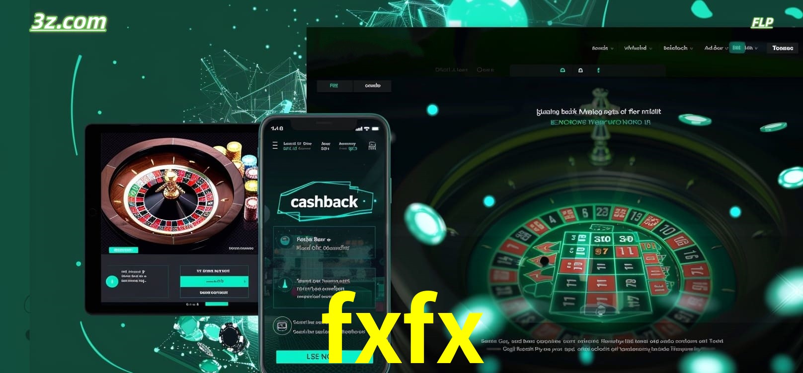 Jogue roleta em dispositivos móveis e desktop com fxfx