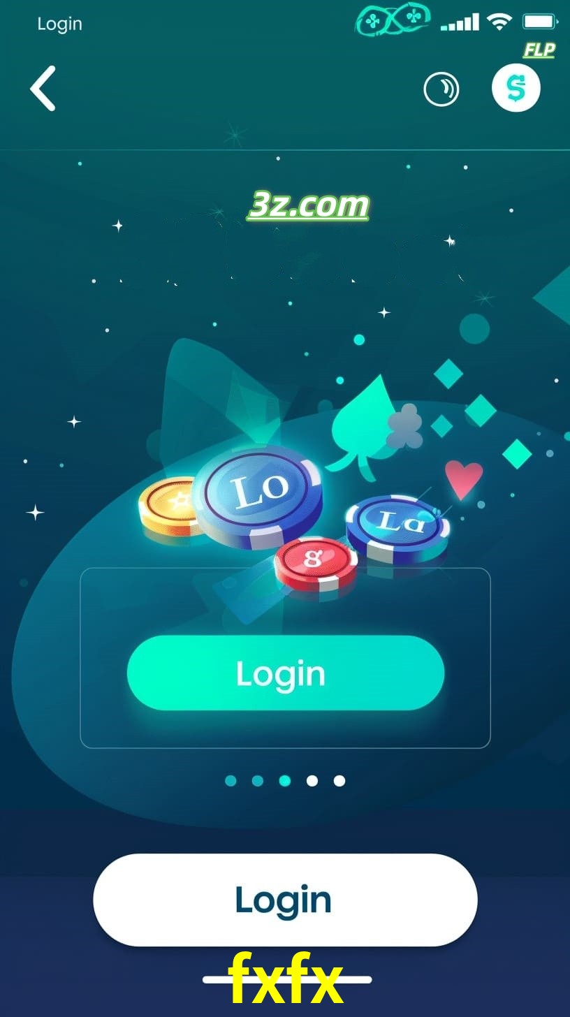 Login no aplicativo de cassino online fxfx Brasil com bônus de boas-vindas